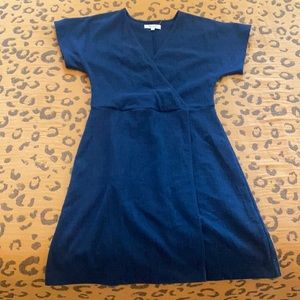 Navy madewell wrap dress